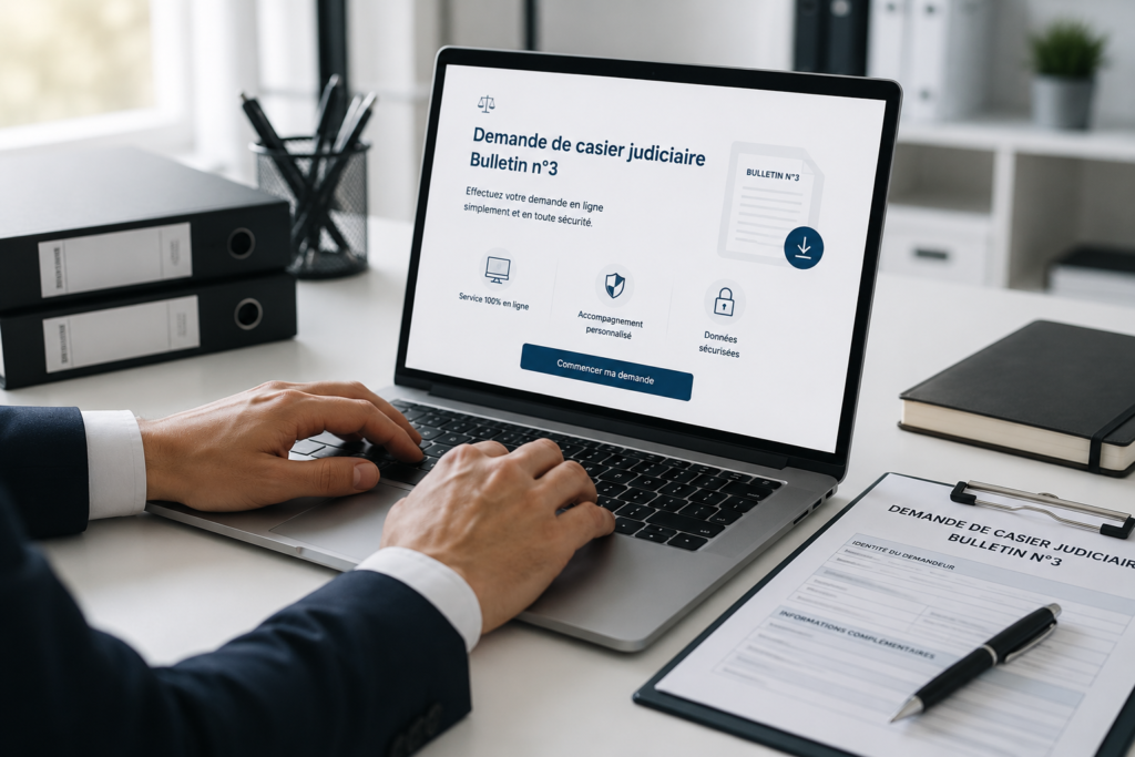 Demande de casier judiciaire Bulletin n°3